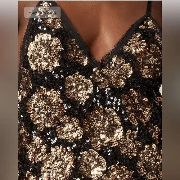 golden dress amazon Gold Embellished Glamorous Dress – ALBINA DYLA main image 0